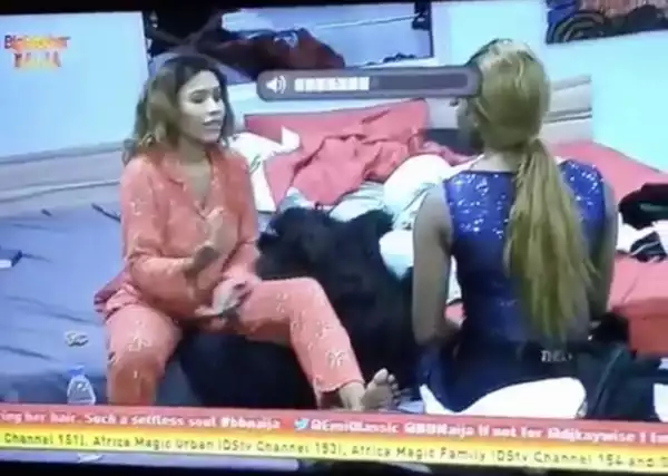 BBNaija: Fight Between Mercy And Gedoni Over Him Making Video Of Diane